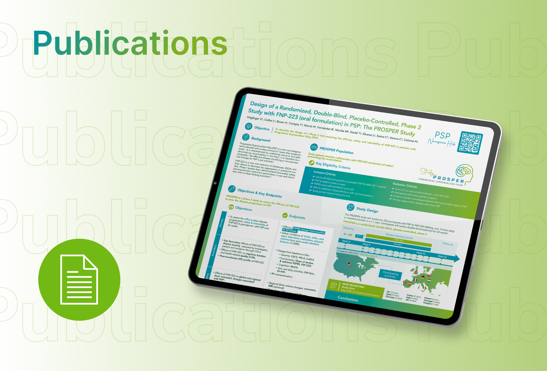 Image of the abstract of PROSPER study